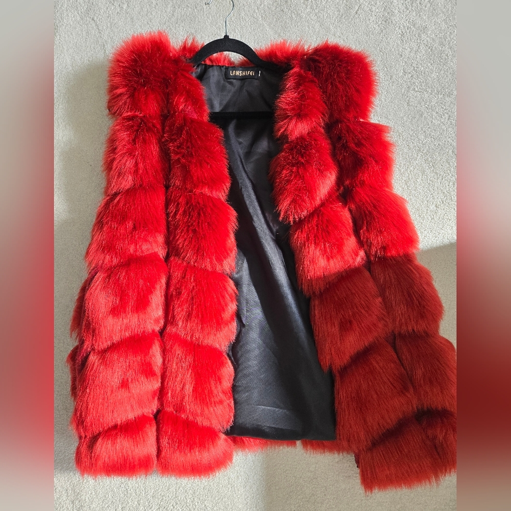 Faux Fur Vest Sm/Med